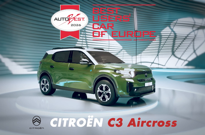 Best Users' Car of Europe 2026 — Citroën C3 Aircross